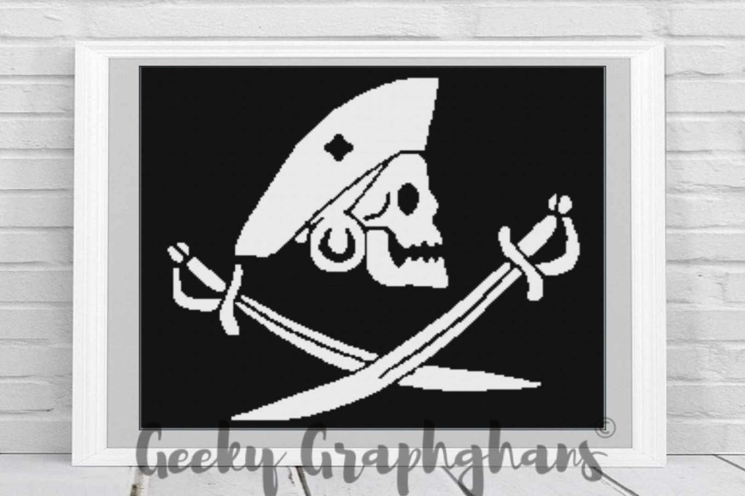 Edward England Pirate Crochet Graphghan Pattern – Geeky Graphghans