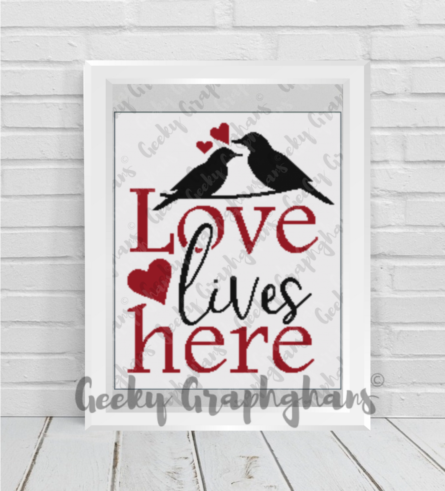 Love Lives Here Crochet Graphghan Pattern