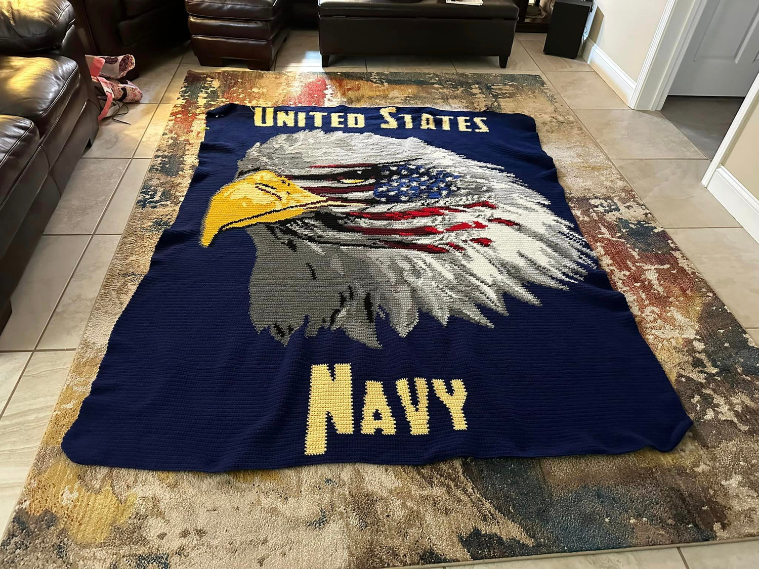 United states best sale navy blanket