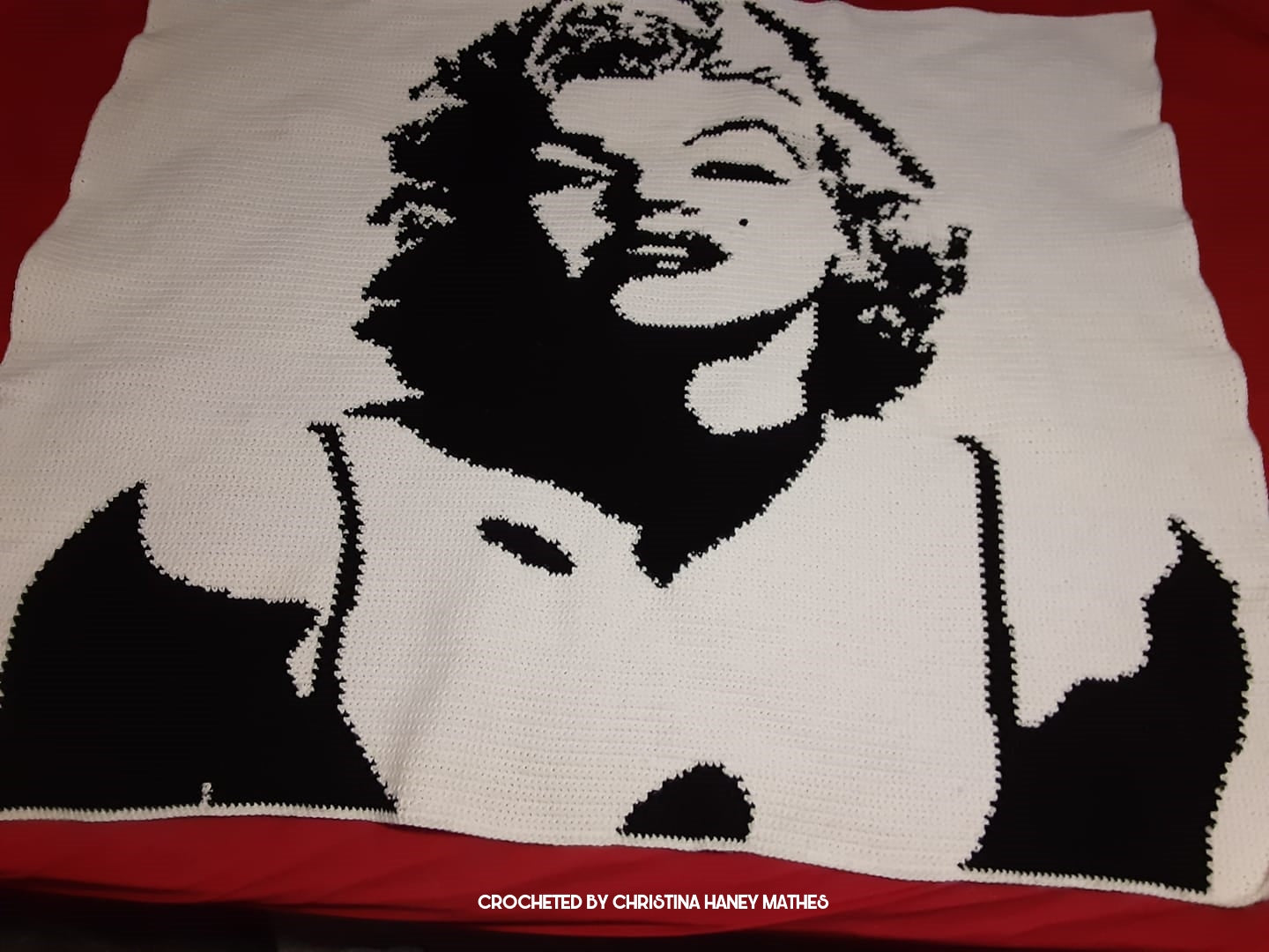 Marilyn Monroe Inspired Grapghan Crochet Pattern