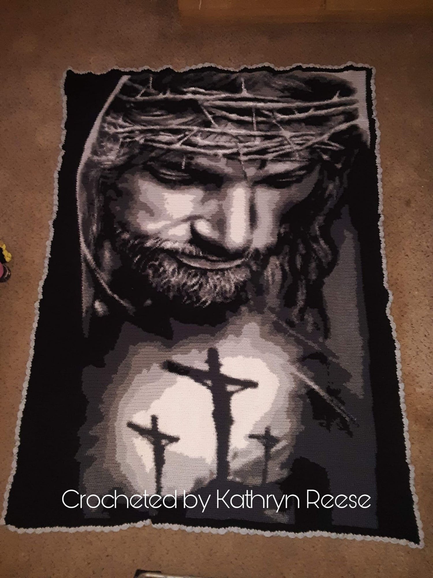 Jesus On The Cross Cross Stitch Pattern – Geeky Graphghans