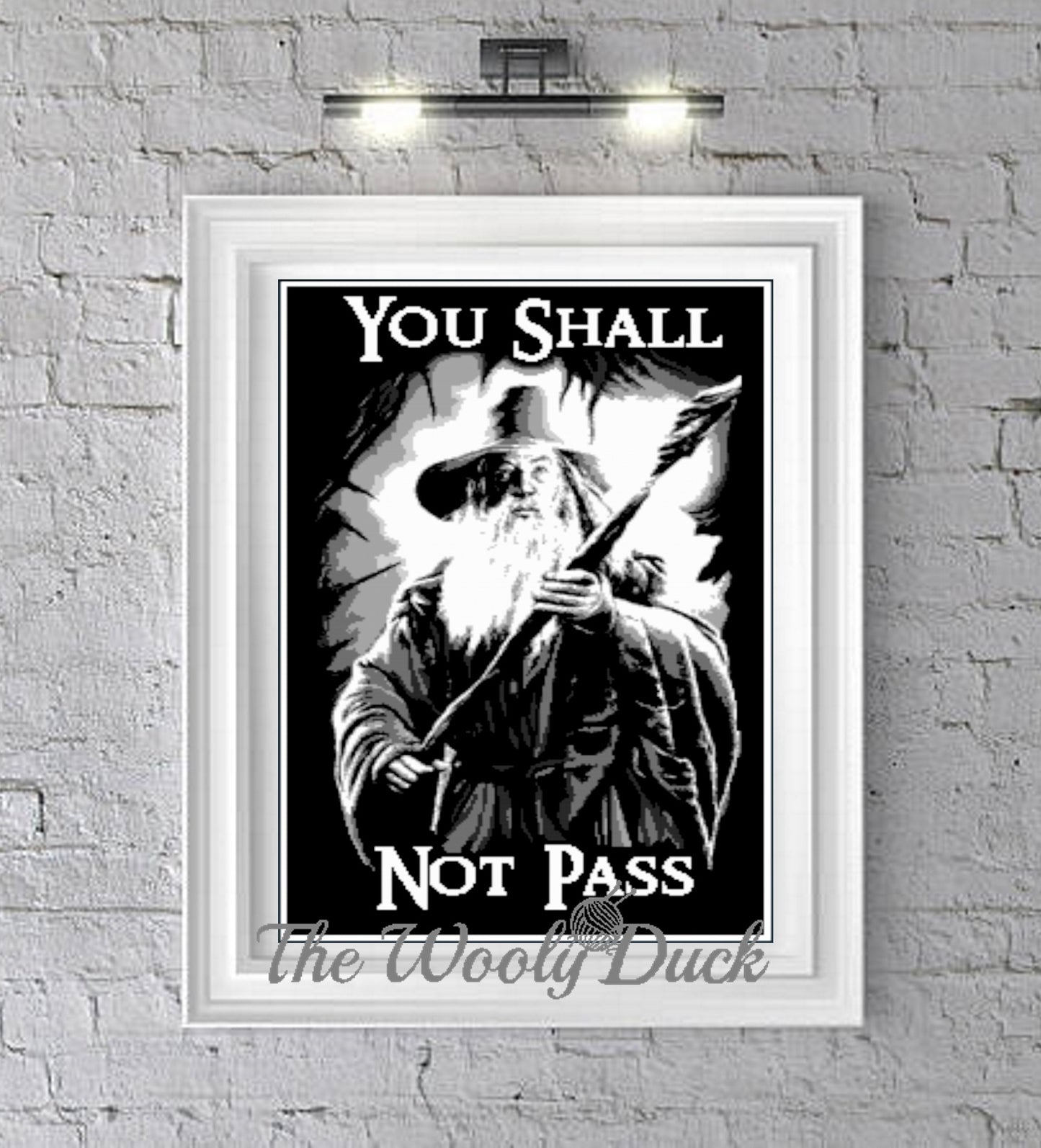 gandalf drawing you shall not pass